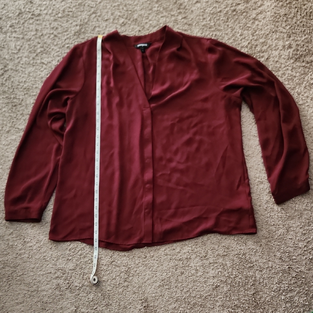 Express Deep Red Women's Blouse